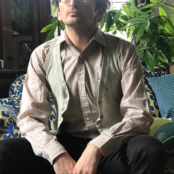 Yves Saint Laurent Button Front Striped Shirt - Picture 2 of 7